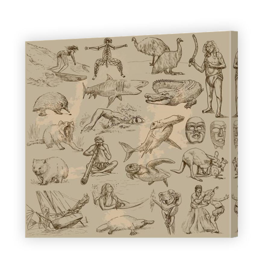 Thumbnail for Canvas - Mirror Image Canvas Wrap