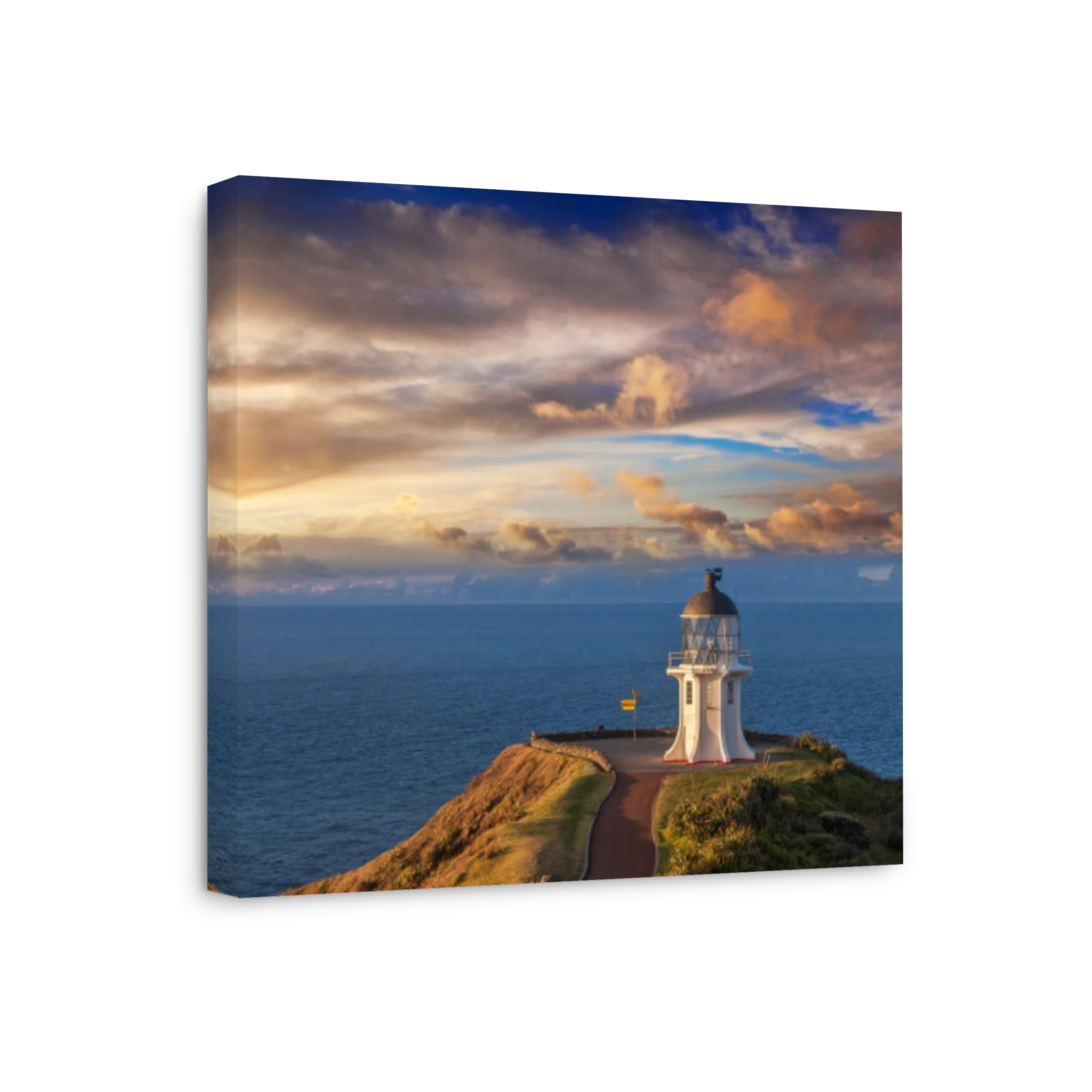 Cape Reinga Lighthouse at Sunset | Canvas Factory