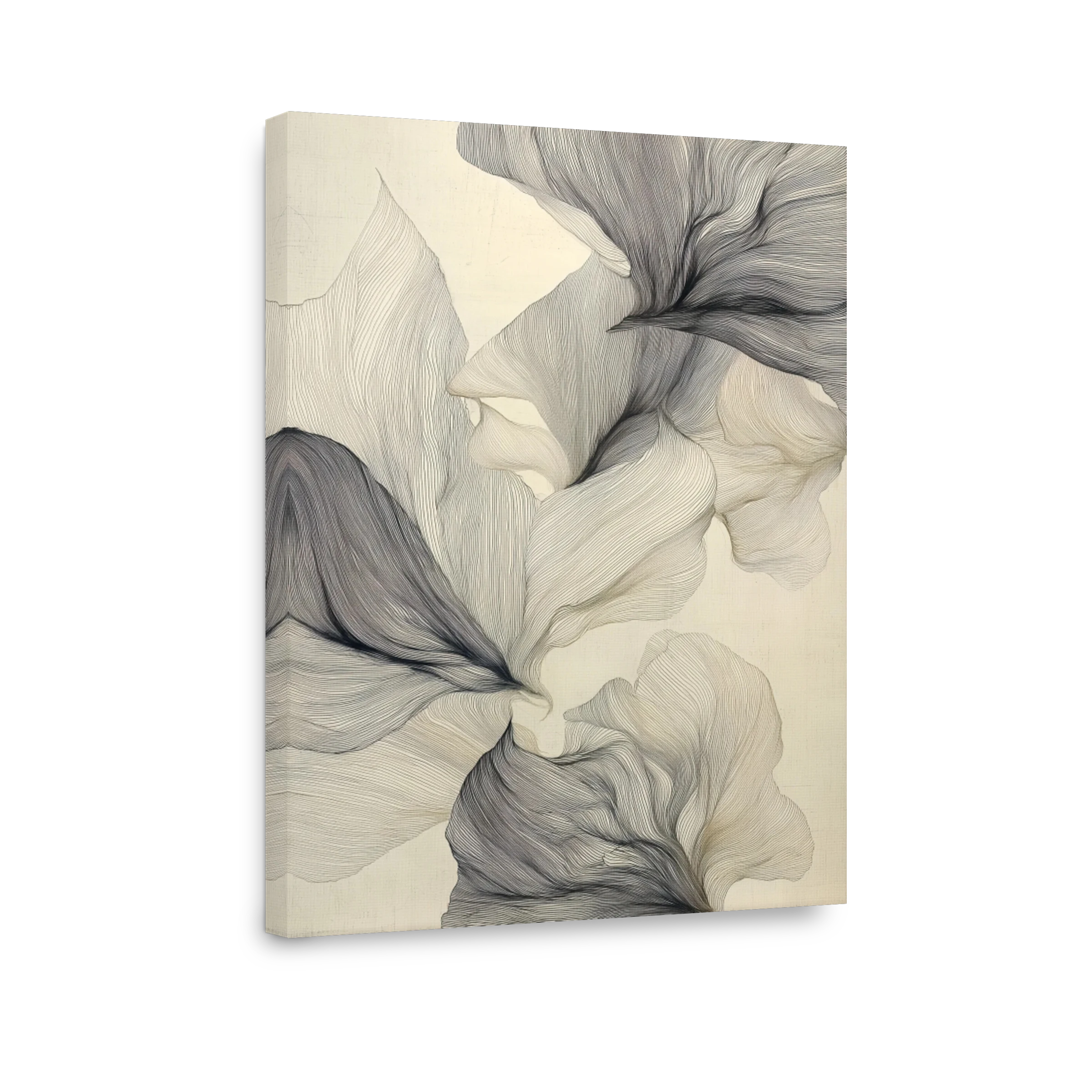 Abstract Flowing Lines Art | Canvas Factory