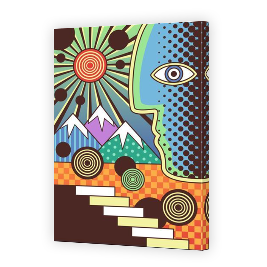 Thumbnail for Canvas - Mirror Image Canvas Wrap