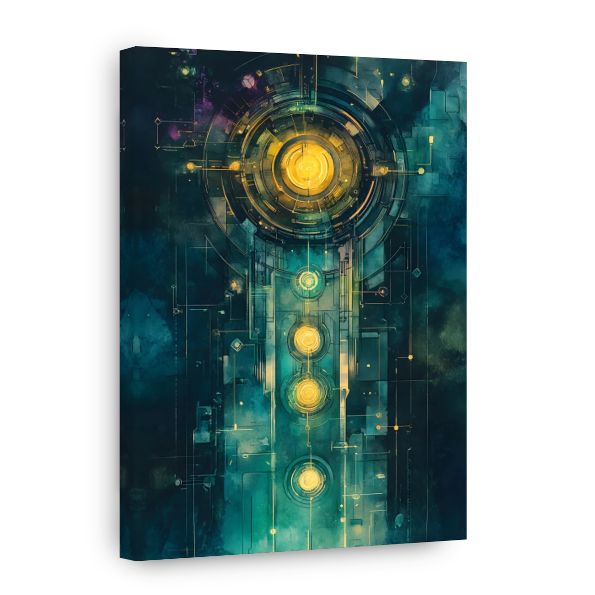 Abstract Technology Art | Canvas Factory