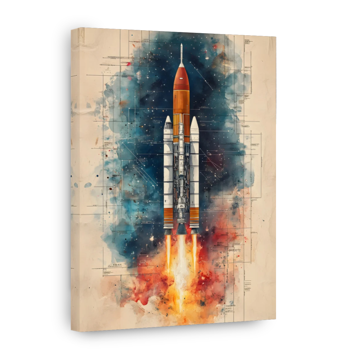 Rocket Launch Art | Canvas Factory