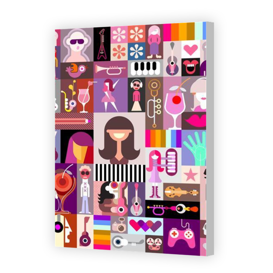 Thumbnail for Canvas - Coloured Canvas Wrap