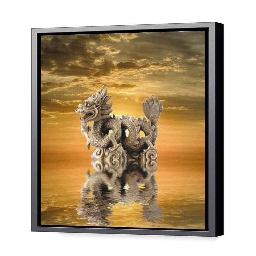 Thumbnail for Canvas - Black Floating Frame