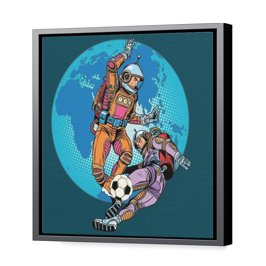 Thumbnail for Canvas - Black Floating Frame