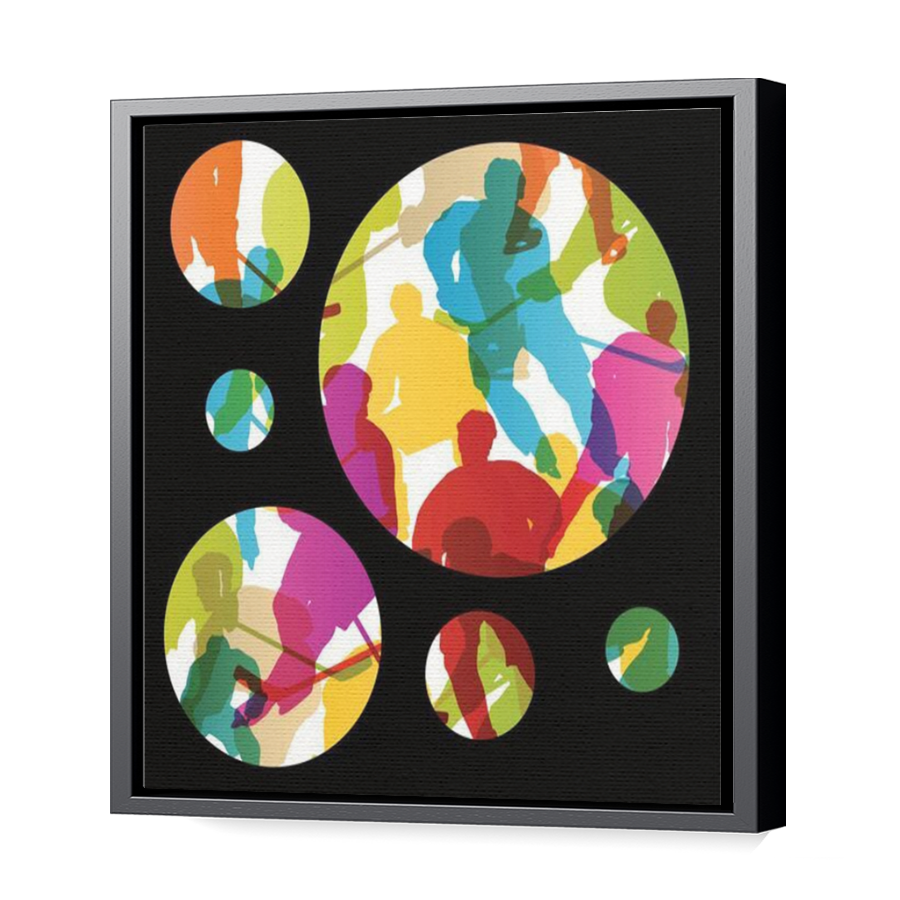Thumbnail for Canvas - Black Floating Frame