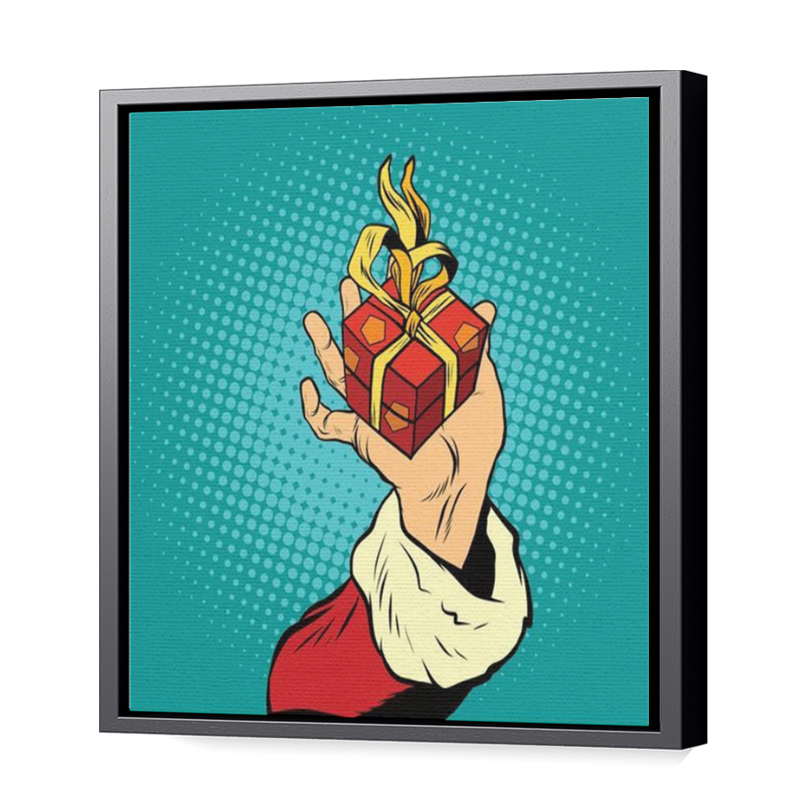 Thumbnail for Canvas - Black Floating Frame