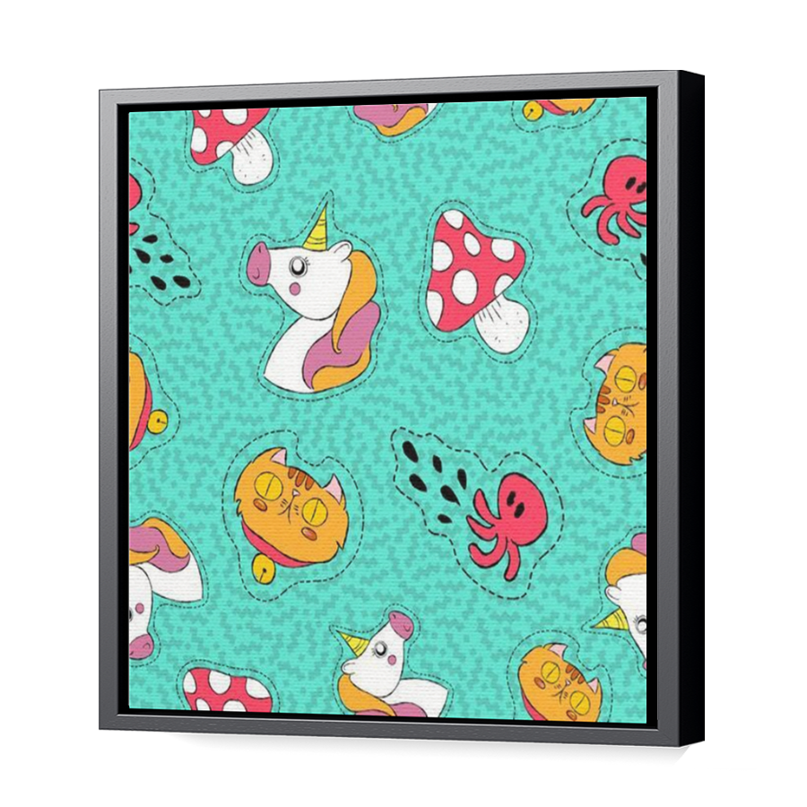 Thumbnail for Canvas - Black Floating Frame