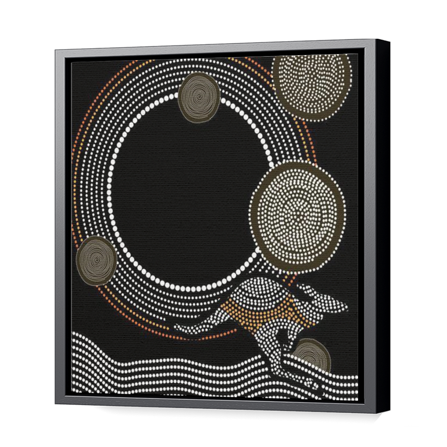 Thumbnail for Canvas - Black Floating Frame