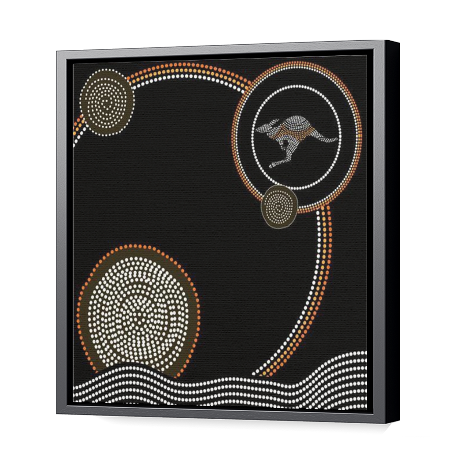 Thumbnail for Canvas - Black Floating Frame