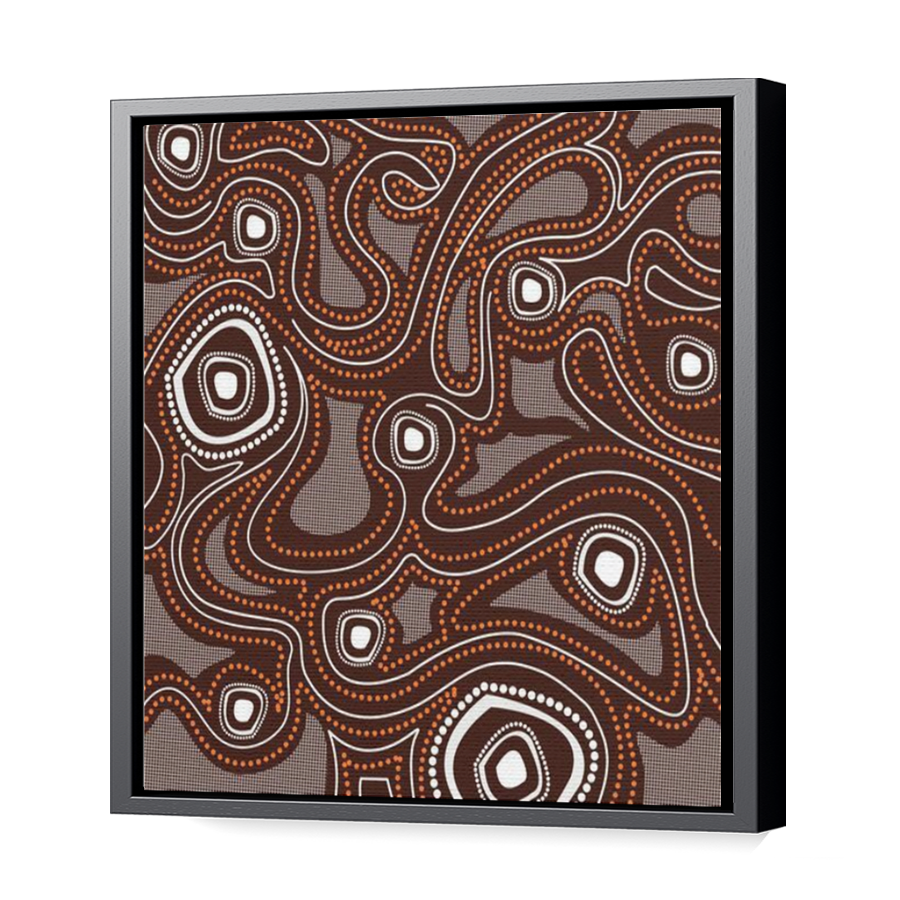 Thumbnail for Canvas - Black Floating Frame