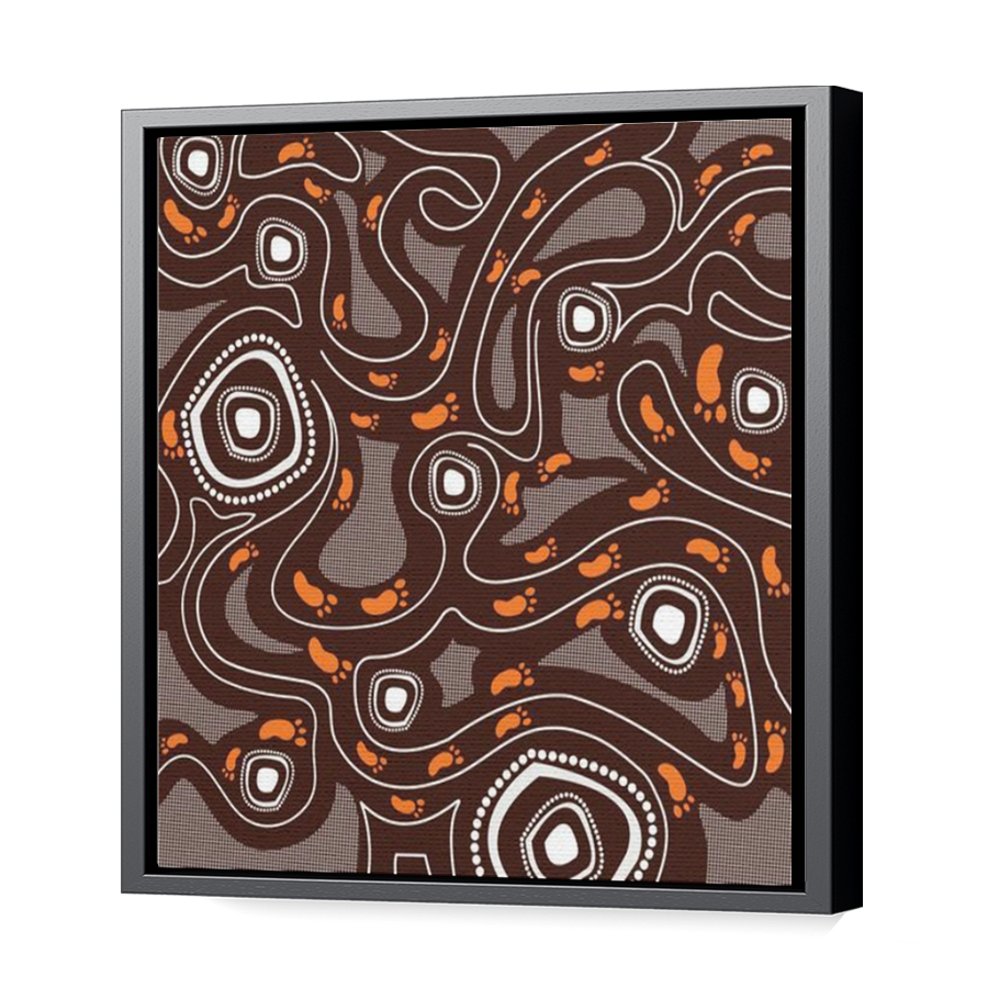 Thumbnail for Canvas - Black Floating Frame