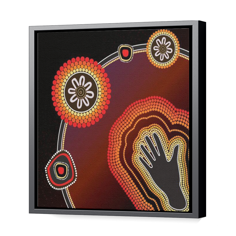 Thumbnail for Canvas - Black Floating Frame