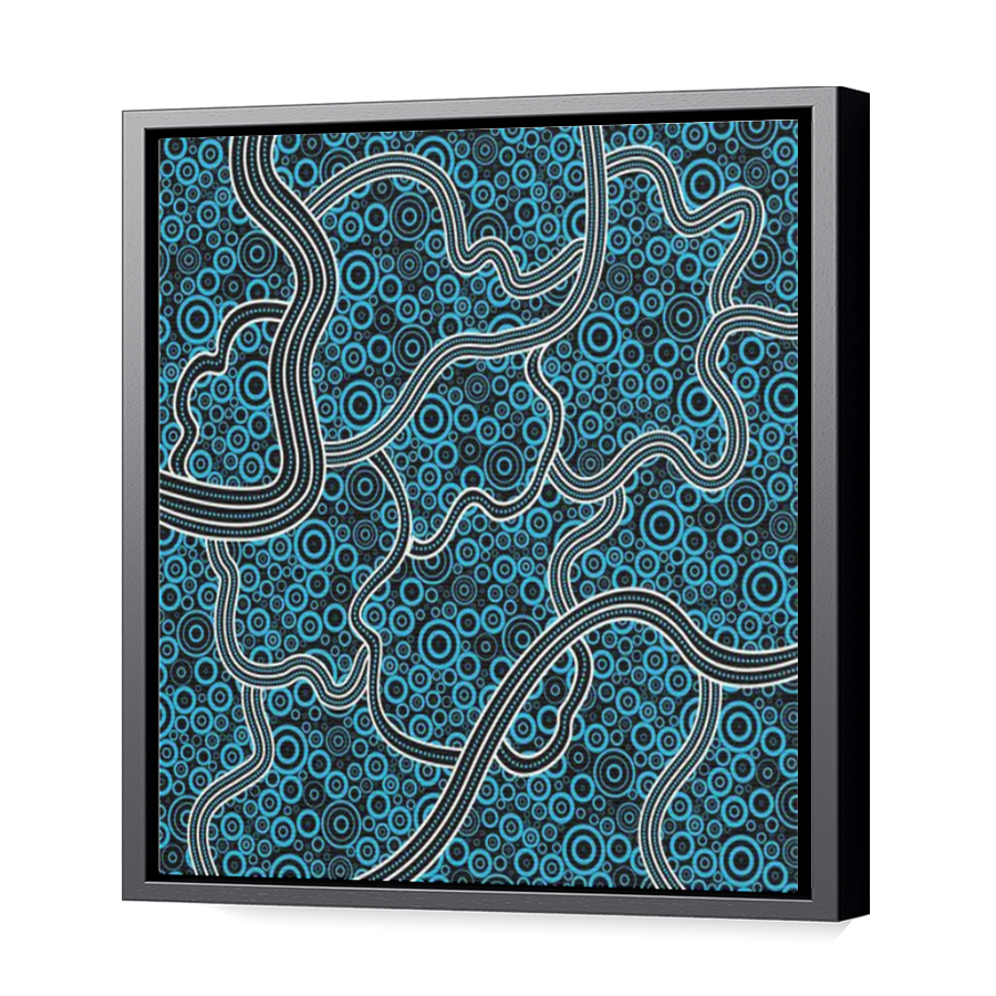 Thumbnail for Canvas - Black Floating Frame