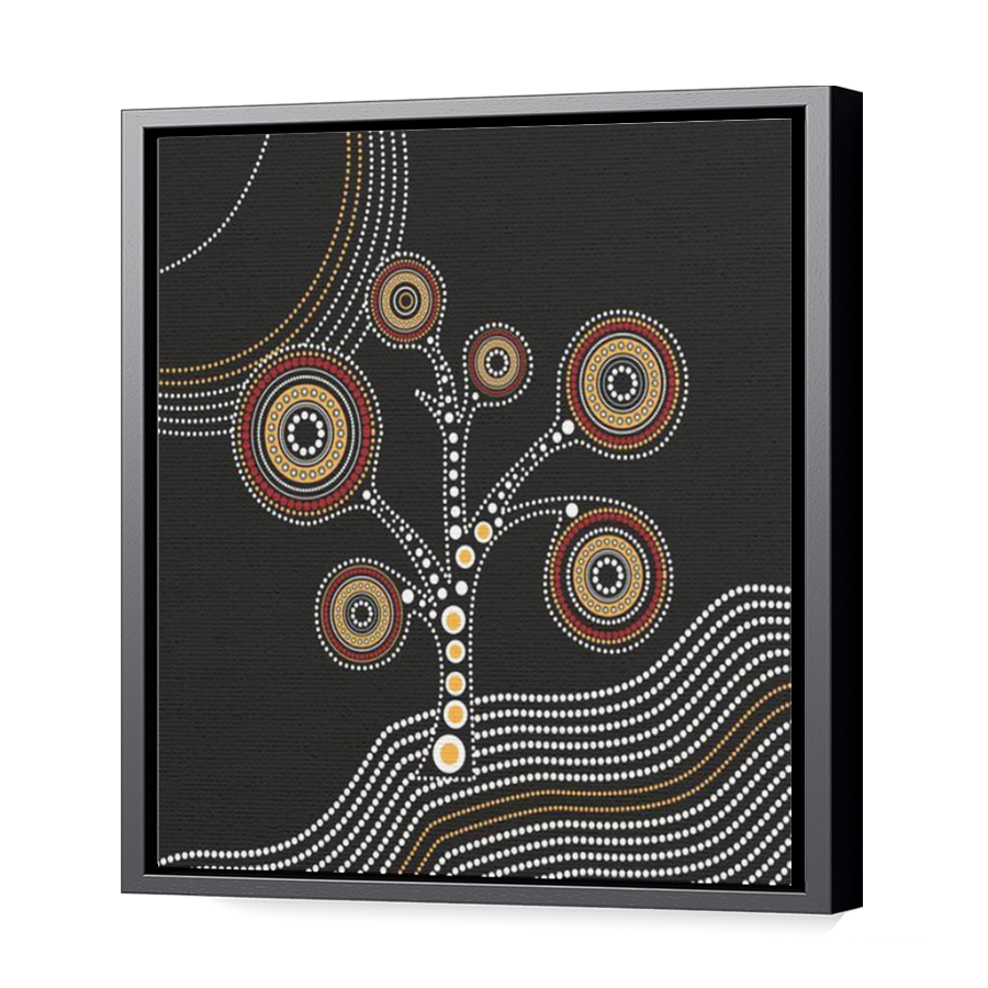 Thumbnail for Canvas - Black Floating Frame