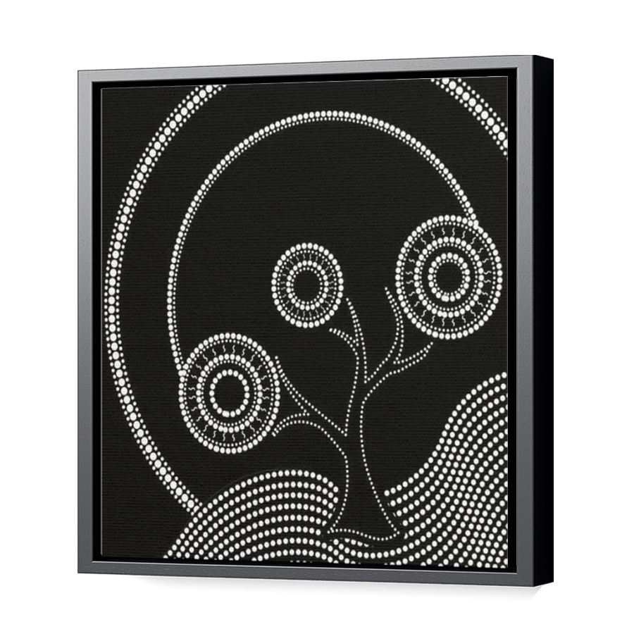 Thumbnail for Canvas - Black Floating Frame