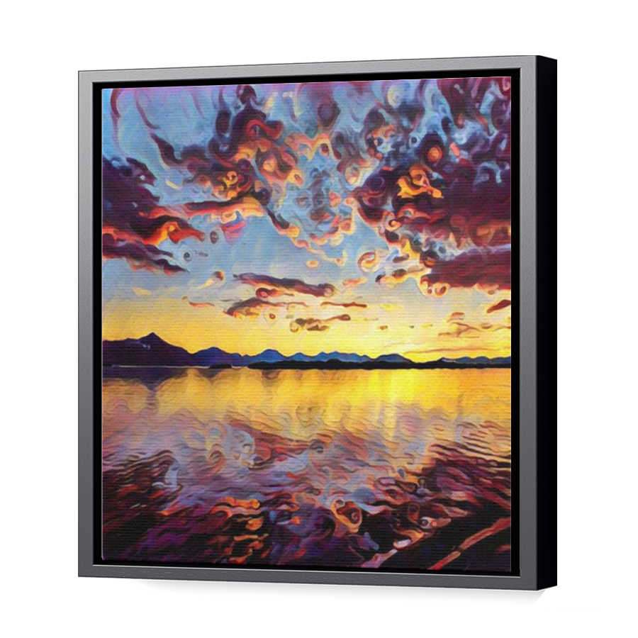 Thumbnail for Canvas - Black Floating Frame