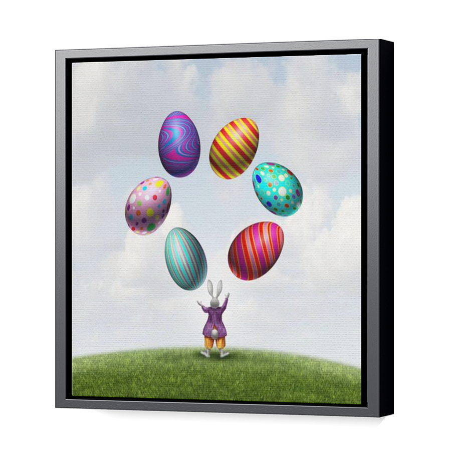 Thumbnail for Canvas - Black Floating Frame