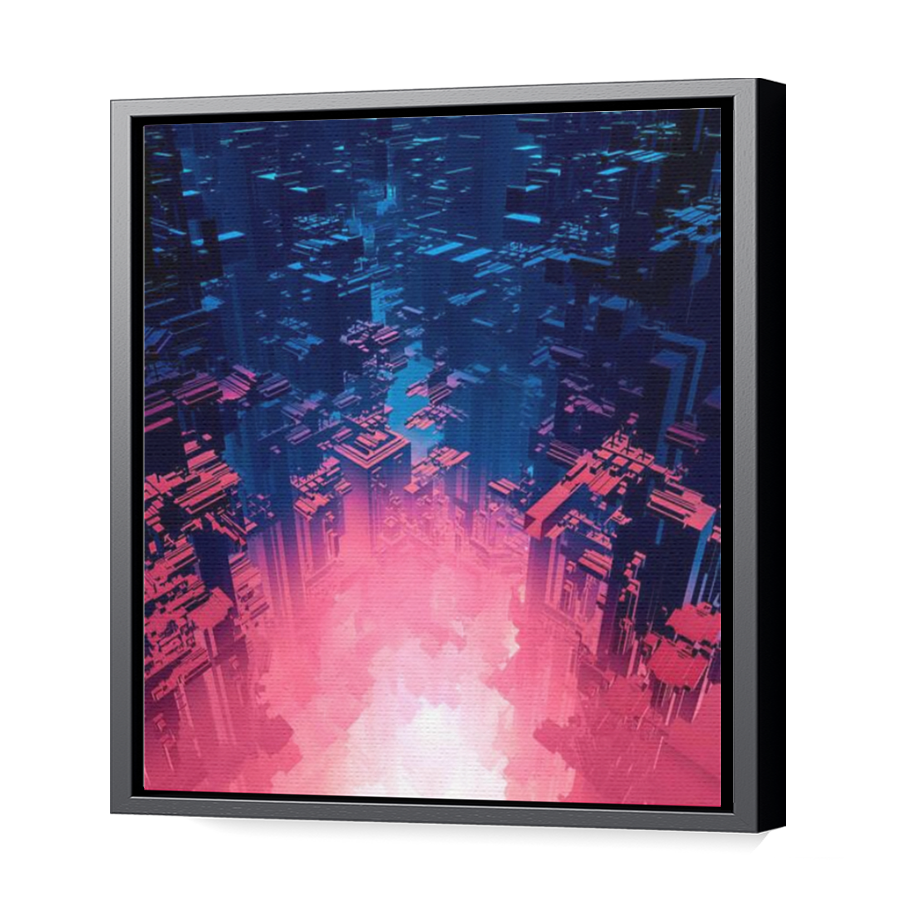 Thumbnail for Canvas - Black Floating Frame