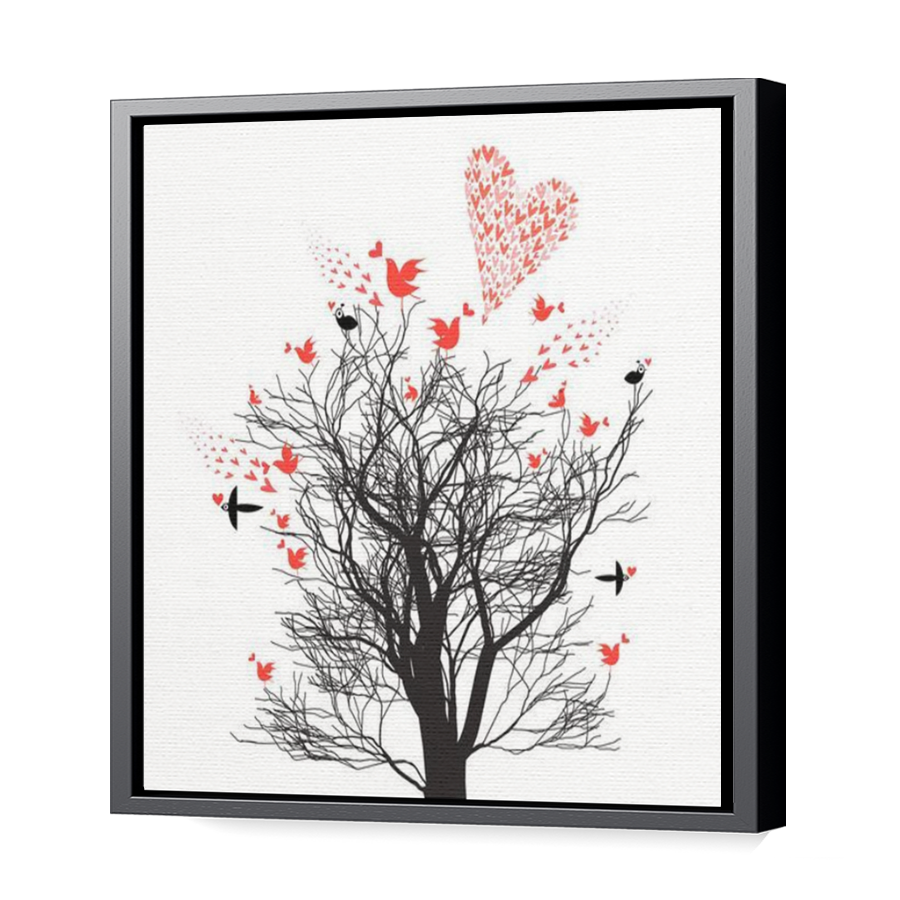 Thumbnail for Canvas - Black Floating Frame