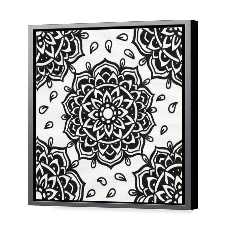 Thumbnail for Canvas - Black Floating Frame