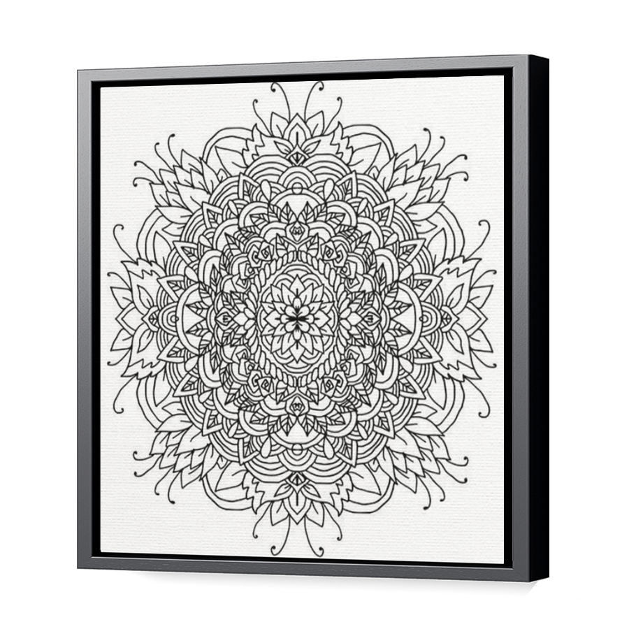 Thumbnail for Canvas - Black Floating Frame