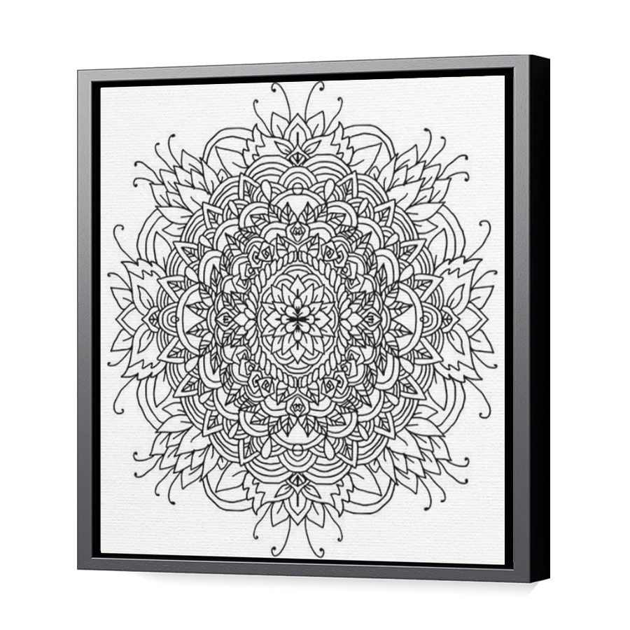Thumbnail for Canvas - Black Floating Frame