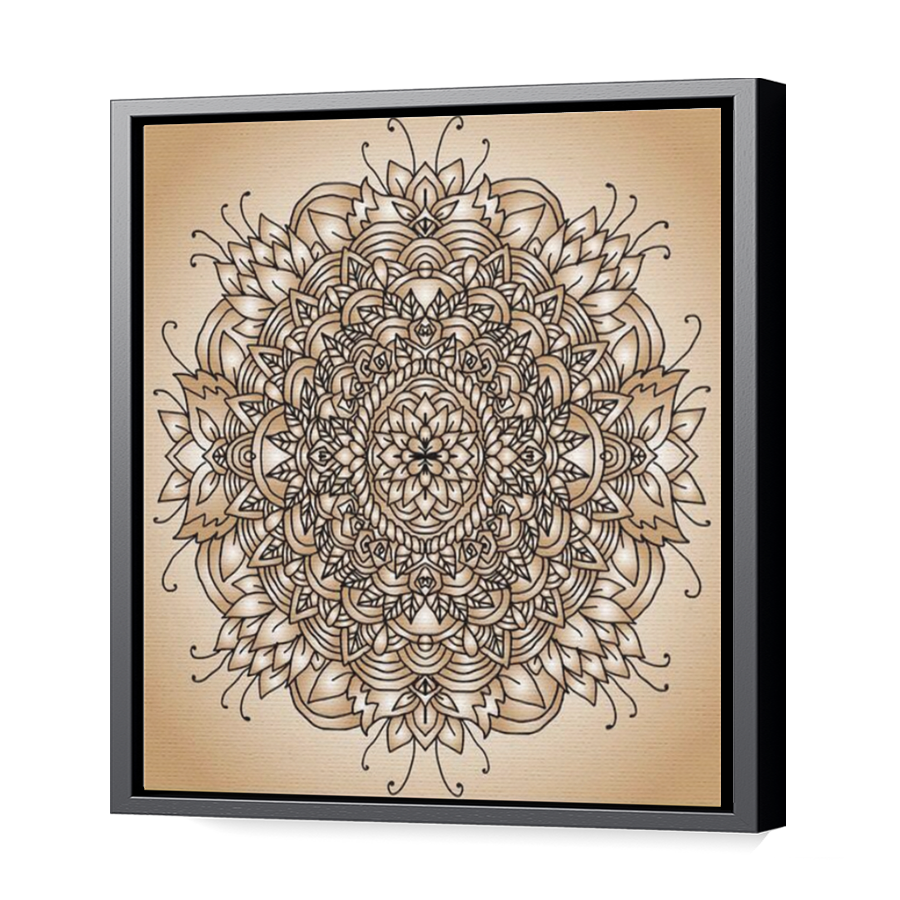 Thumbnail for Canvas - Black Floating Frame