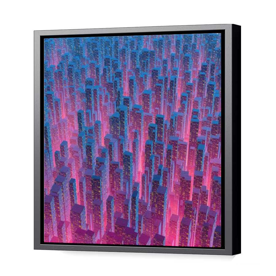 Thumbnail for Canvas - Black Floating Frame