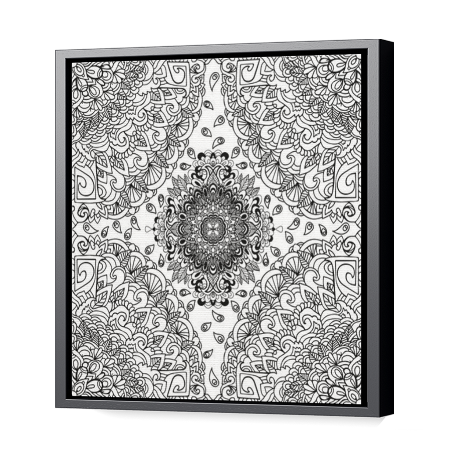 Thumbnail for Canvas - Black Floating Frame
