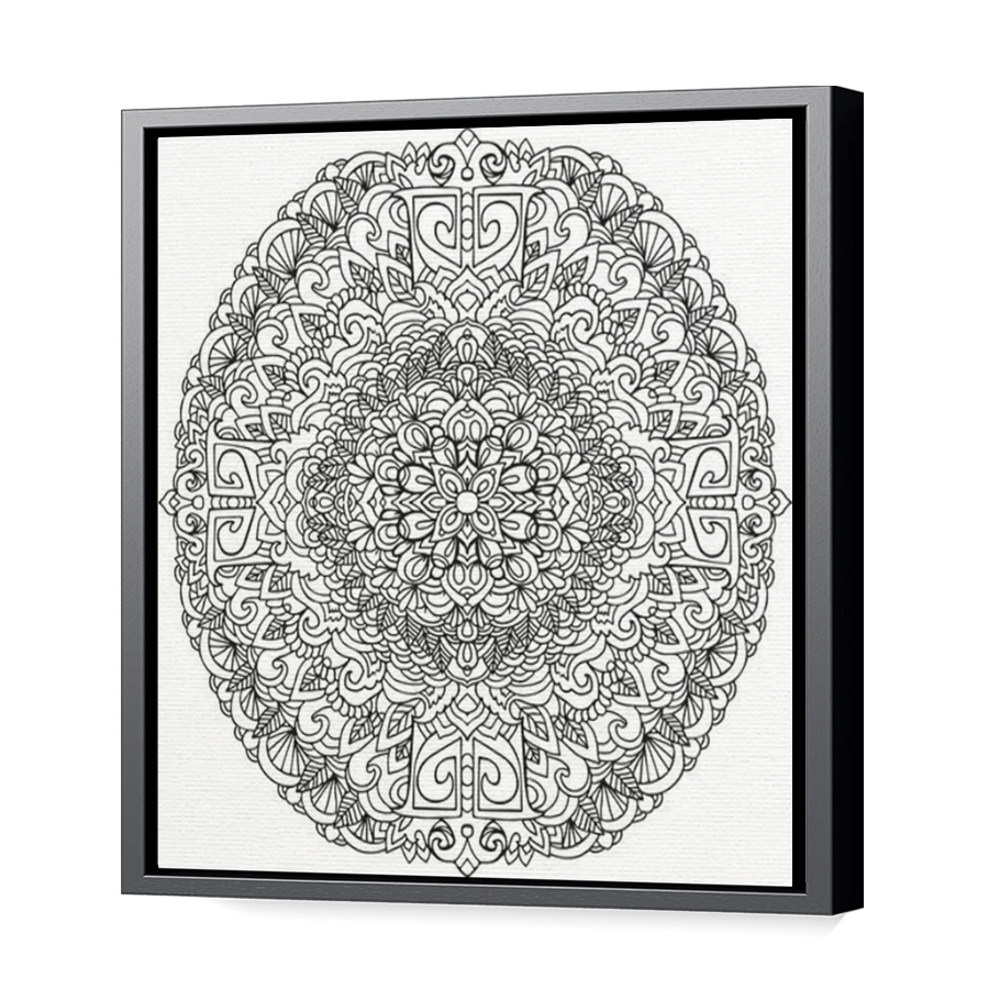 Thumbnail for Canvas - Black Floating Frame