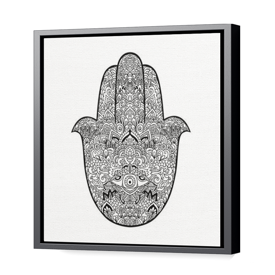 Thumbnail for Canvas - Black Floating Frame
