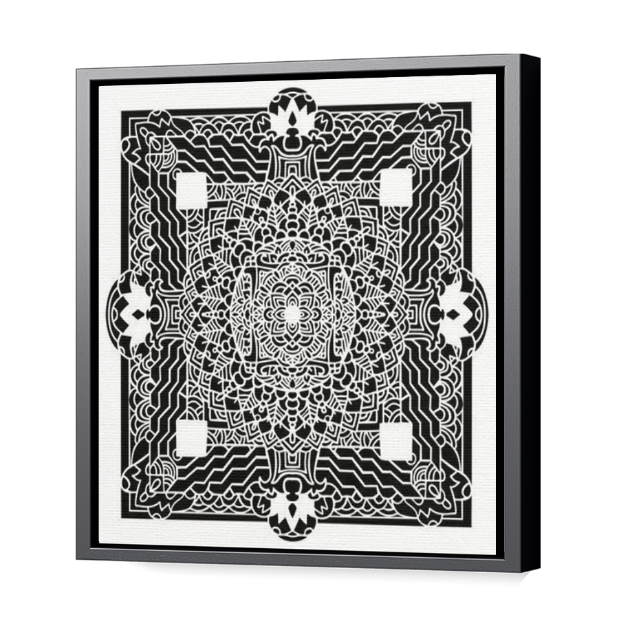 Thumbnail for Canvas - Black Floating Frame