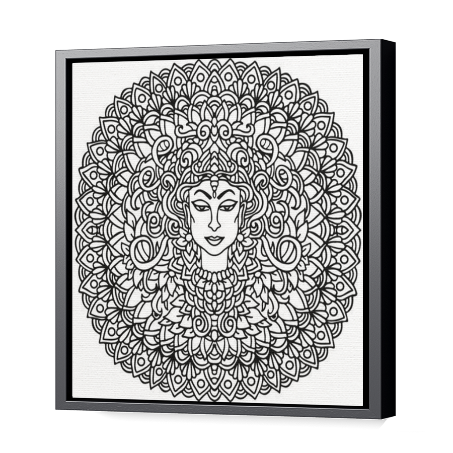 Thumbnail for Canvas - Black Floating Frame
