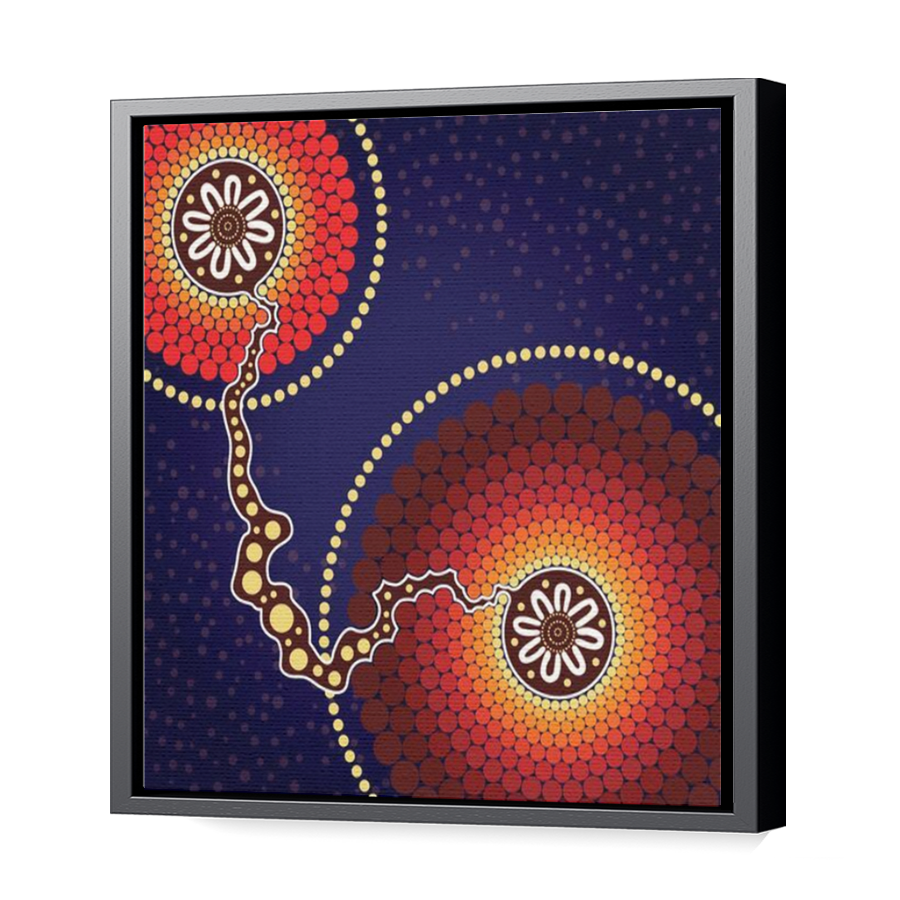 Thumbnail for Canvas - Black Floating Frame