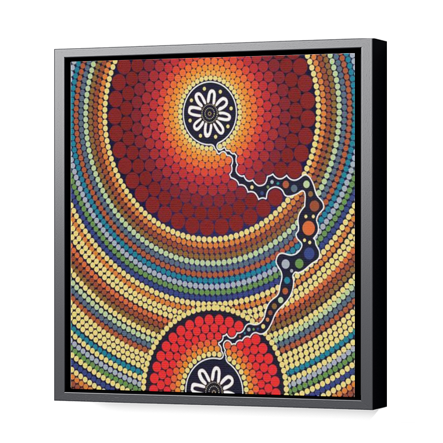 Thumbnail for Canvas - Black Floating Frame
