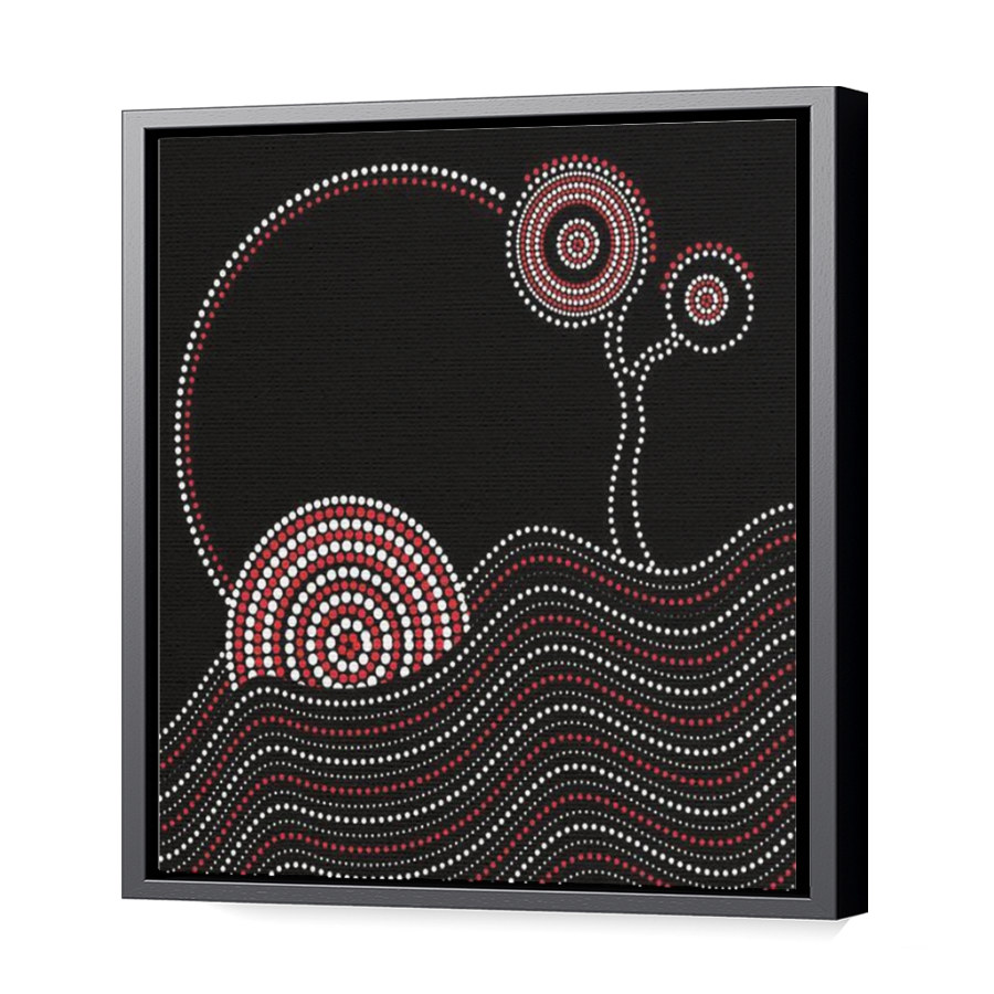 Thumbnail for Canvas - Black Floating Frame