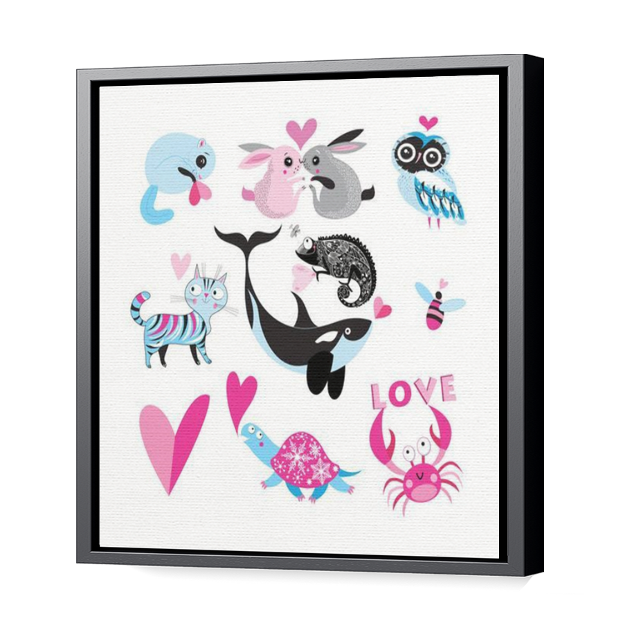 Thumbnail for Canvas - Black Floating Frame