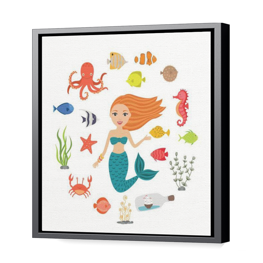 Thumbnail for Canvas - Black Floating Frame
