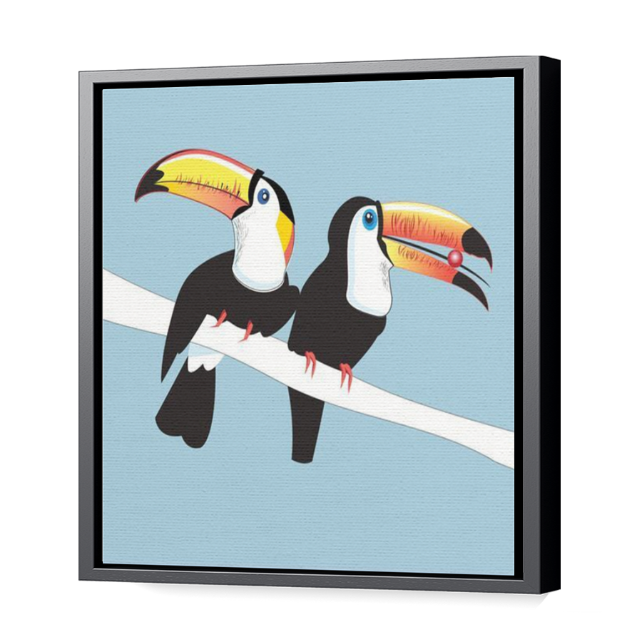 Thumbnail for Canvas - Black Floating Frame