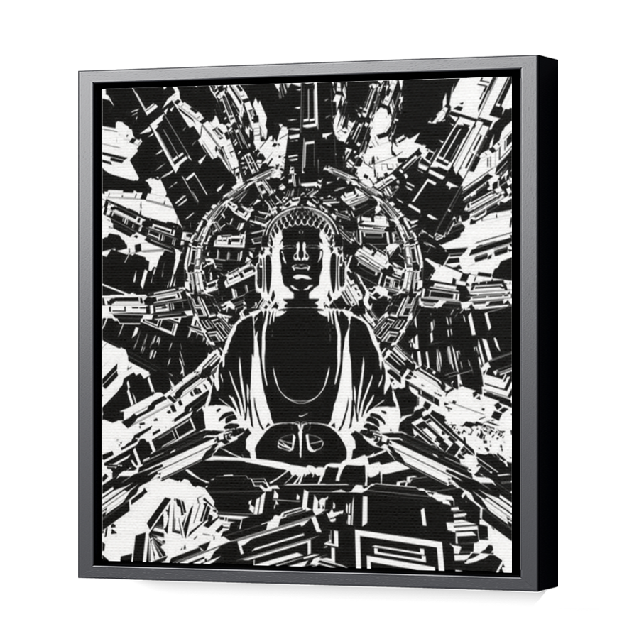 Thumbnail for Canvas - Black Floating Frame