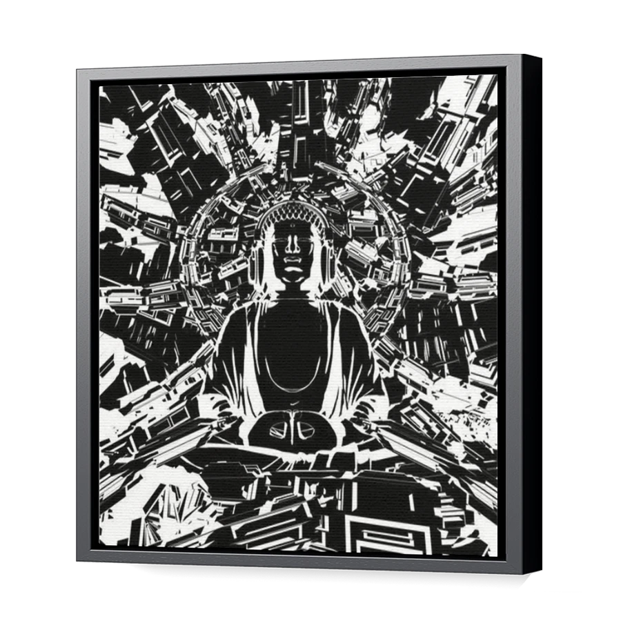 Thumbnail for Canvas - Black Floating Frame