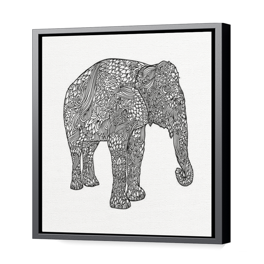 Thumbnail for Canvas - Black Floating Frame