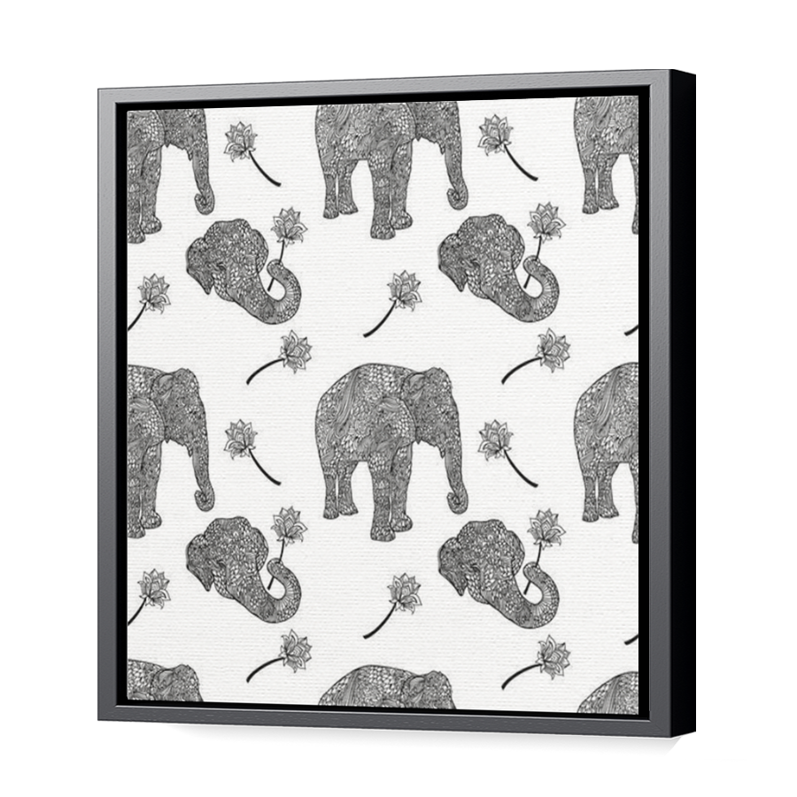 Thumbnail for Canvas - Black Floating Frame