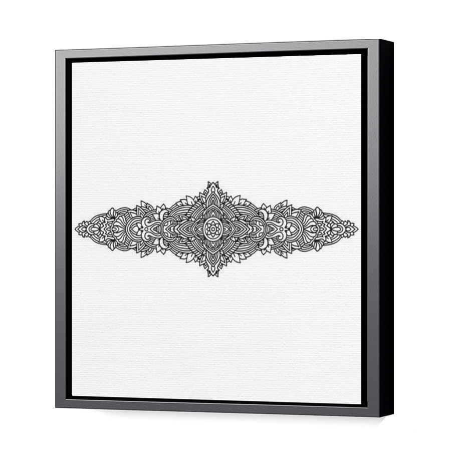 Thumbnail for Canvas - Black Floating Frame