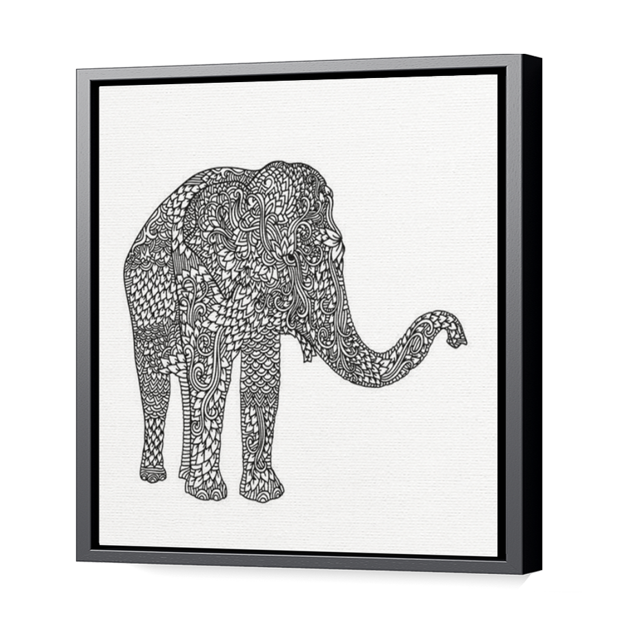 Thumbnail for Canvas - Black Floating Frame