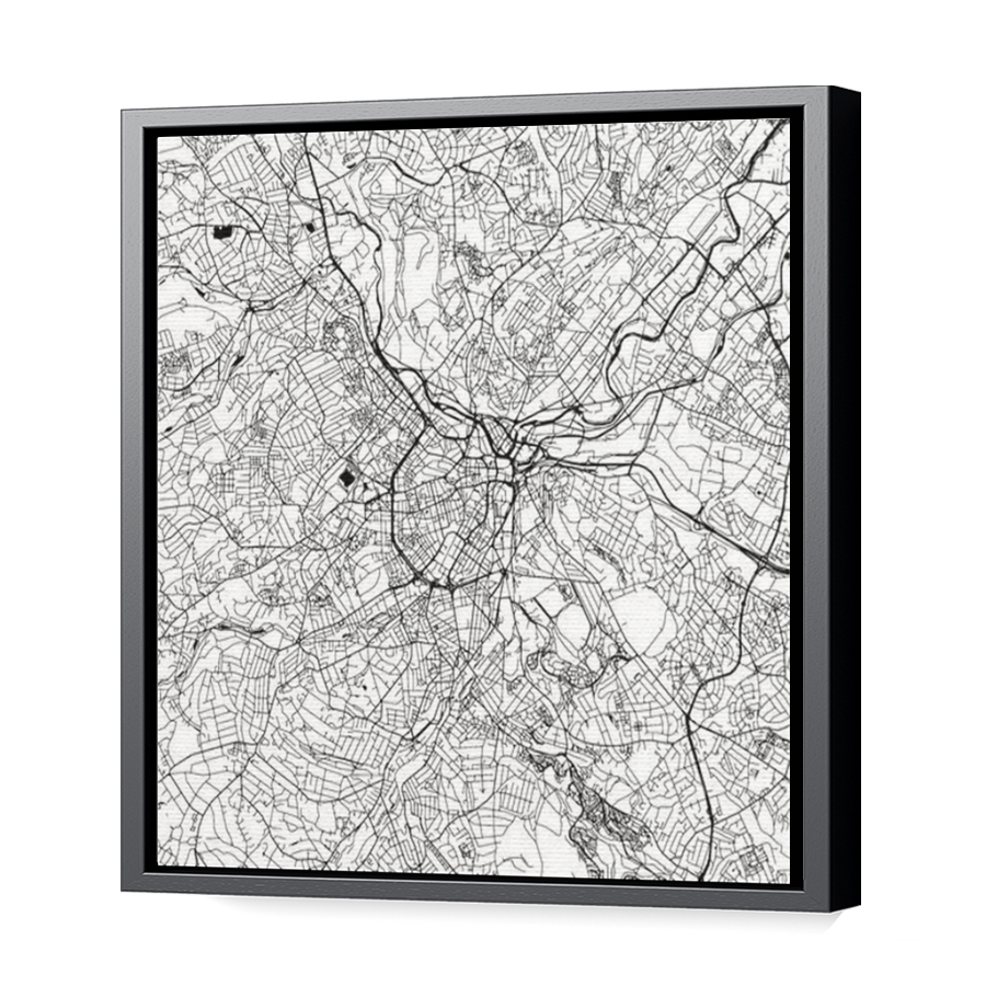 Thumbnail for Canvas - Black Floating Frame