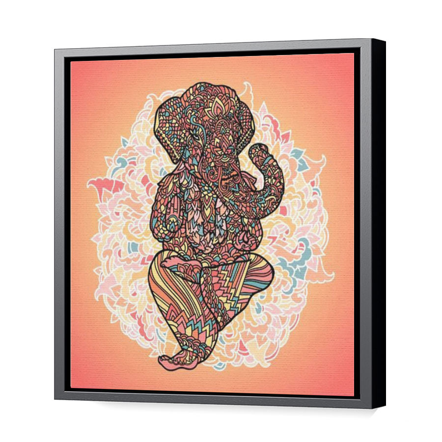 Thumbnail for Canvas - Black Floating Frame