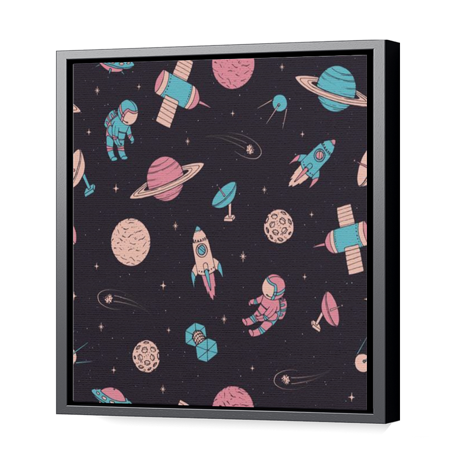Thumbnail for Canvas - Black Floating Frame