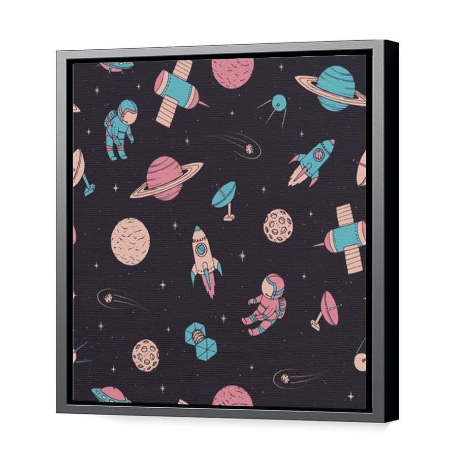 Thumbnail for Canvas - Black Floating Frame